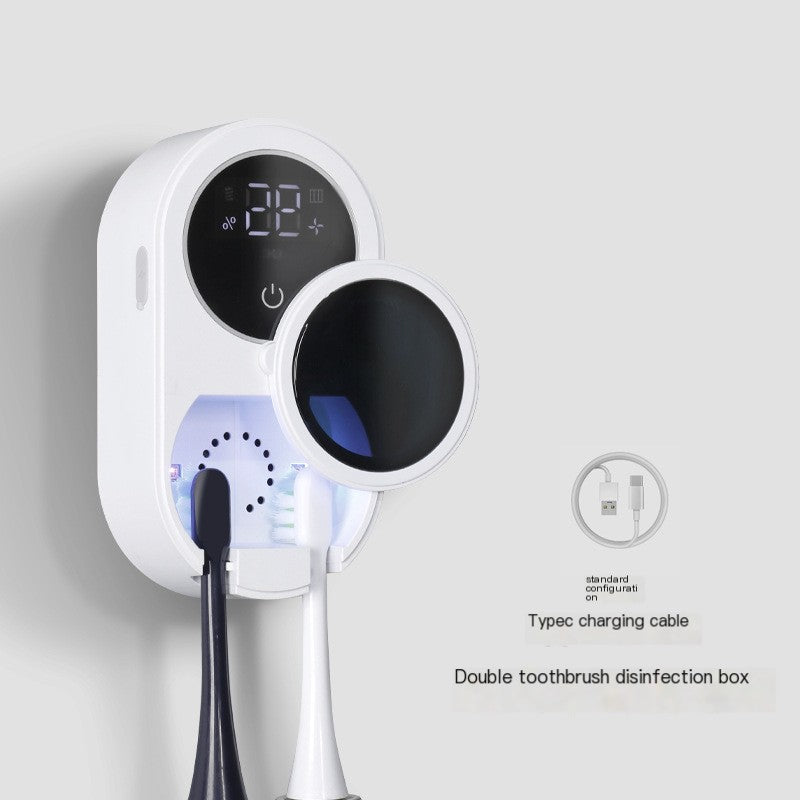 Automatic Toothbrush Sterilizer – Dual UVC Ultraviolet Disinfection Brush Holder