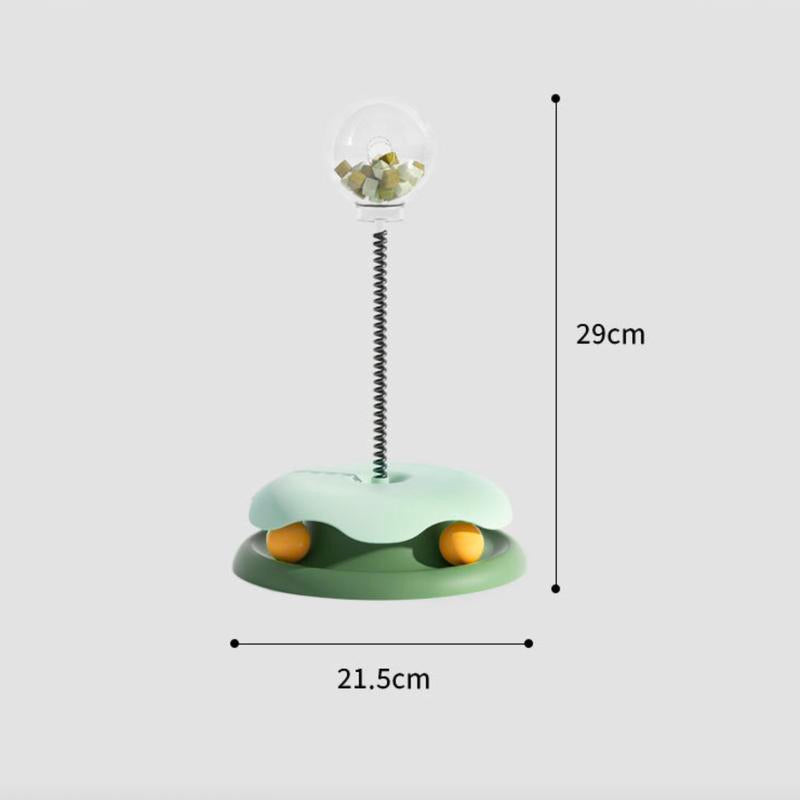 Cat Treat Dispenser - Interactive Puzzle Toy for Cats & Dogs, Includes Ball Toy, Cat Puzzle Toy for Indoor Cats, Cat Treat Puzzle, Cat Toys
