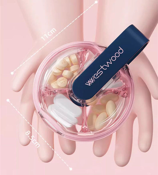 7-day portable small pill box