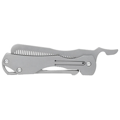 Pure Titanium Folding Comb - Anti-Static Travel Massage Comb