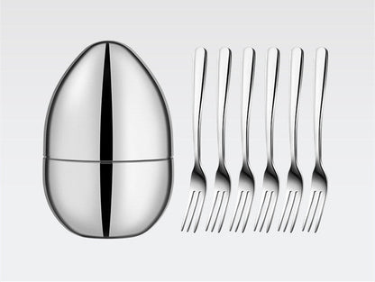 Exquisite Stainless Steel Fruit Fork Set