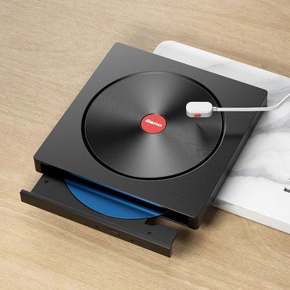 USB3.0 & Type-C Portable External DVD Drive & Burner, for DVD-R, DVD+R, DVD-RW & CD-R