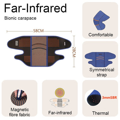Far Infrared Thermal Knee Warmer, with Super Warm Fabric & Bionic Carapace Design, for Winter, Travel & Outdoors