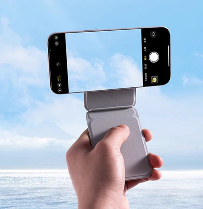 Magnetic Adsorption Folding Invisible Triangle Bracket Pocket Phone Stand
