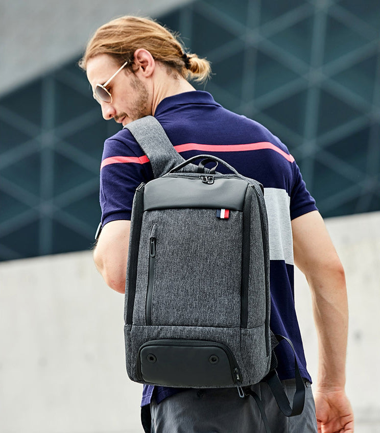 Large Capacity Backpack With Shoes Compartment & Separate Wet Pocket For Sport, Hiking & More