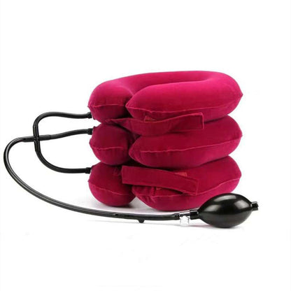 Inflatable Portable Travel Neck Pillow, with 360¬∞ Head and Chin Support, for Travel, Nap & More
