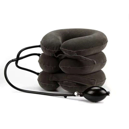 Inflatable Portable Travel Neck Pillow, with 360¬∞ Head and Chin Support, for Travel, Nap & More