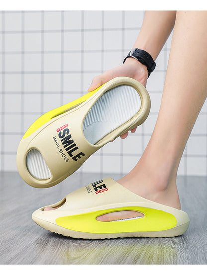 Non-Slip The-Feeling-Of-Stepping-On-Feces Slippers For Men