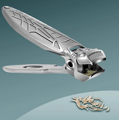 Wide-Open Splash-Proof Nail Clippers
