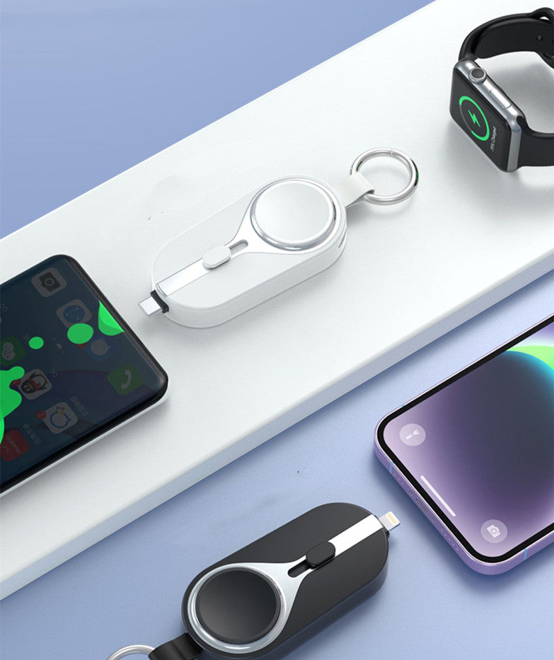 2000mAh Compact Mini Portable Capsule Keychain Power Bank