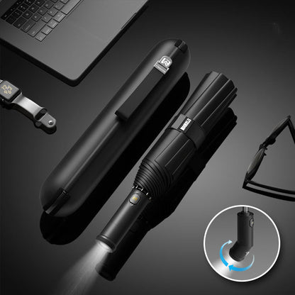 Fully Automatic Folding Umbrella With Rotating LED Light