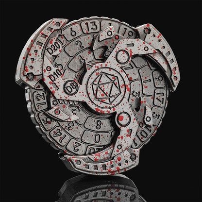 7-in-1 Fidget Spinner Polyhedral Metal Dice