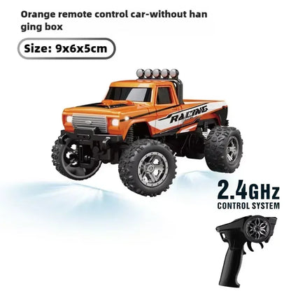 RC 1/64 Speed Mini Off-Road Climbing Car Alloy Cool Appearance Light Shock Absorption Children'S Toy Gift