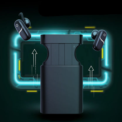 2-in-1 Wireless Bluetooth Earbuds & Power Bank, with Automatic Storage Case and Battery Indicator, for Work & Study