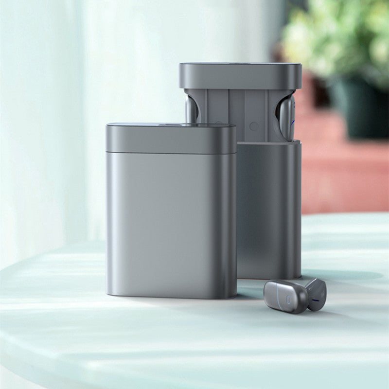 2-in-1 Wireless Bluetooth Earbuds & Power Bank, with Automatic Storage Case and Battery Indicator, for Work & Study