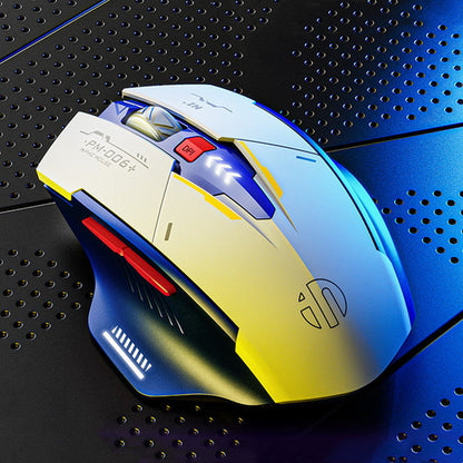 Mecha-Shaped Silent Wireless Mouse