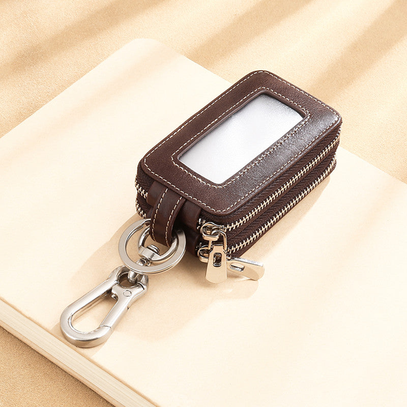 Double Layer Transparent Key Case