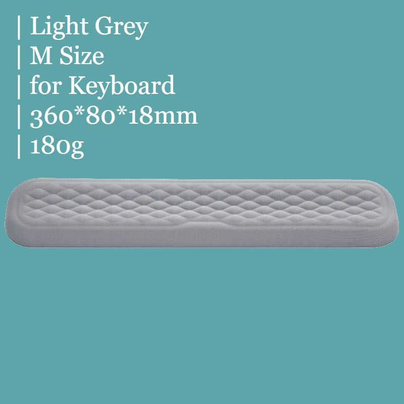 Keyboard & Mouse Wrist Rest, with Ergonomic Design, Breathable Memory Foam & Anti-slip Backing, for Home & Office