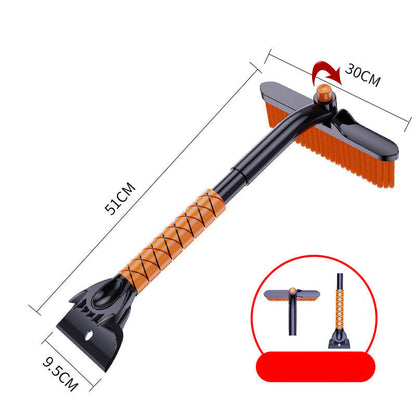 Retractable Snow Scraper And De-Icing Tool For Car