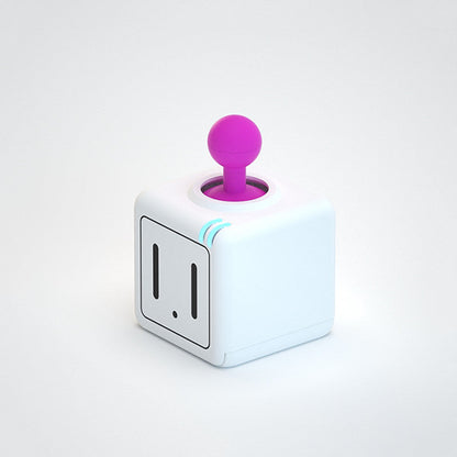 Portable Stress-relief Fidget Cube Toy with 3 Vibration Modes