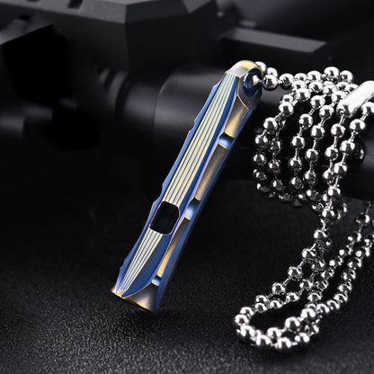 Titanium Alloy Waterproof Outdoor Survival Whistle