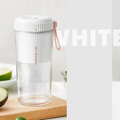 2-in-1 Portable Cordless Electric Blender, with 300ml Cup & Powerful One-Touch Blending