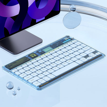 Transparent Wireless Bluetooth Keyboard