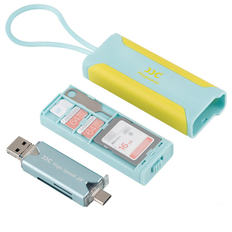 Multifunctional Memory Card Box Card Reader 2-In-1
