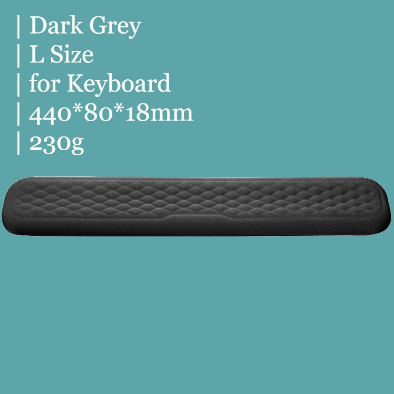 Keyboard & Mouse Wrist Rest, with Ergonomic Design, Breathable Memory Foam & Anti-slip Backing, for Home & Office