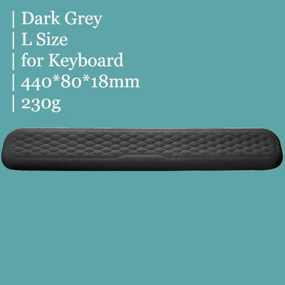 Keyboard & Mouse Wrist Rest, with Ergonomic Design, Breathable Memory Foam & Anti-slip Backing, for Home & Office