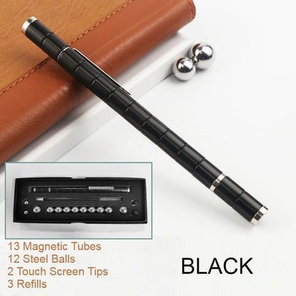 Multifunction Magnetic Metal Ballpoint Pen, Gift for Kids or Friends