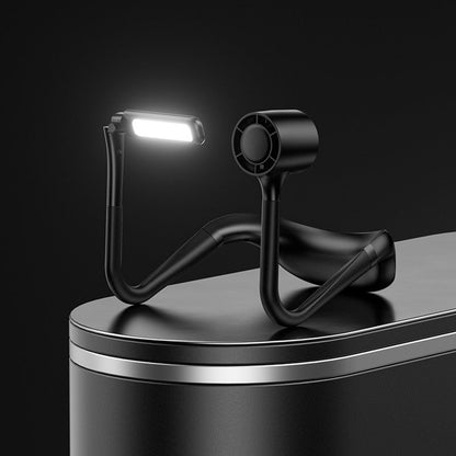 2-In-1 LED Usb Hanging Neck Light & Fan