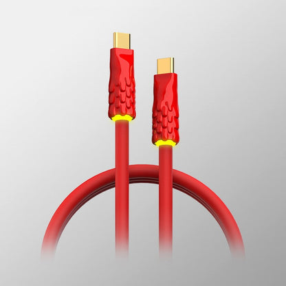 Liquid Silicone With Built-in Breathing Light Fast Charging Data Cable