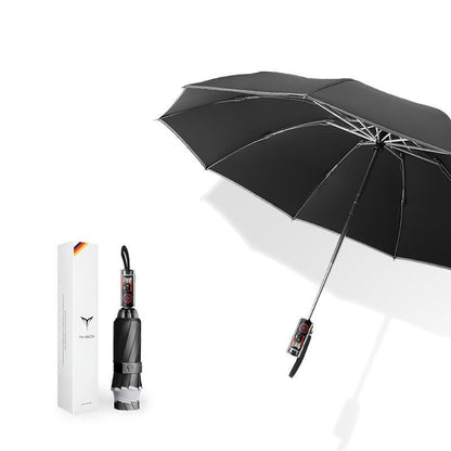 Super-Thick Fully Automatic Reverse Sun And Rain Folding Umbrella