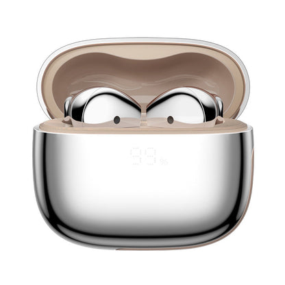 Half-In-Ear Wireless Bluetooth Earphones With Full-Body Electroplating