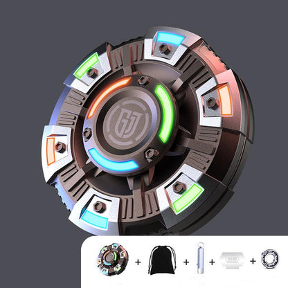 Illuminated Pop Coin Fingertip Spinner