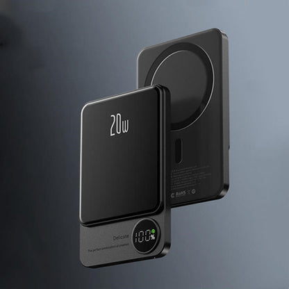 10000mAh Mini Portable LED Digital Display Magnetic fast-Charging Power Bank