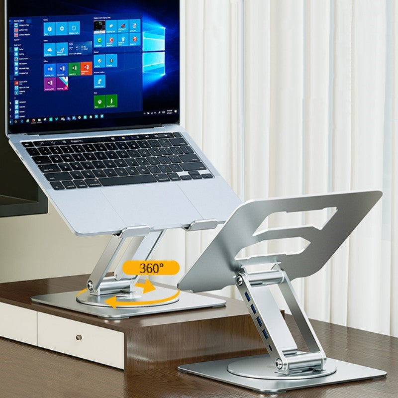 360¬∞ Rotating Lift And Expand Docking Station Stand