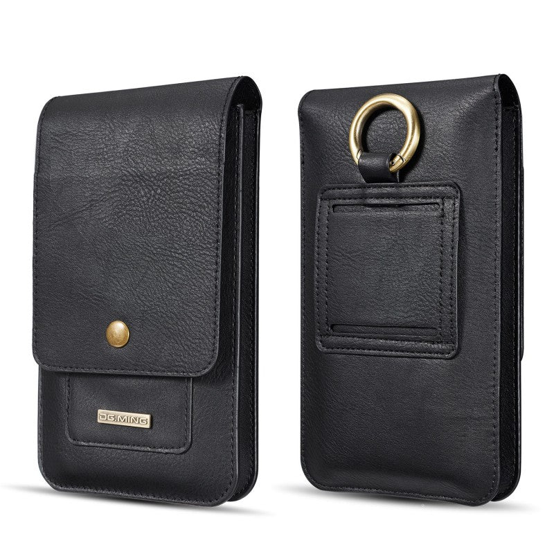Dual-Layer Men's Phone And Card Wallet Integrated Waist Pack