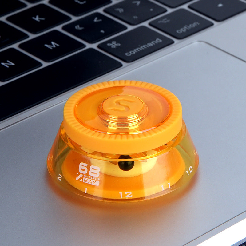 EDC Decompression Fidget Spinner With Mechanical Magnetic Roulette