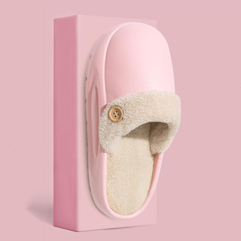 Detachable Waterproof Anti-Slip Cotton Slippers