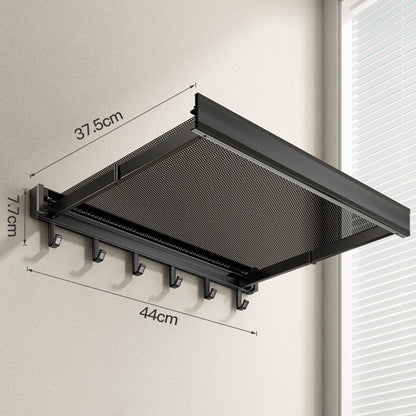 Invisible Folding Non-Punch Wall-Mounted Storage Shelf