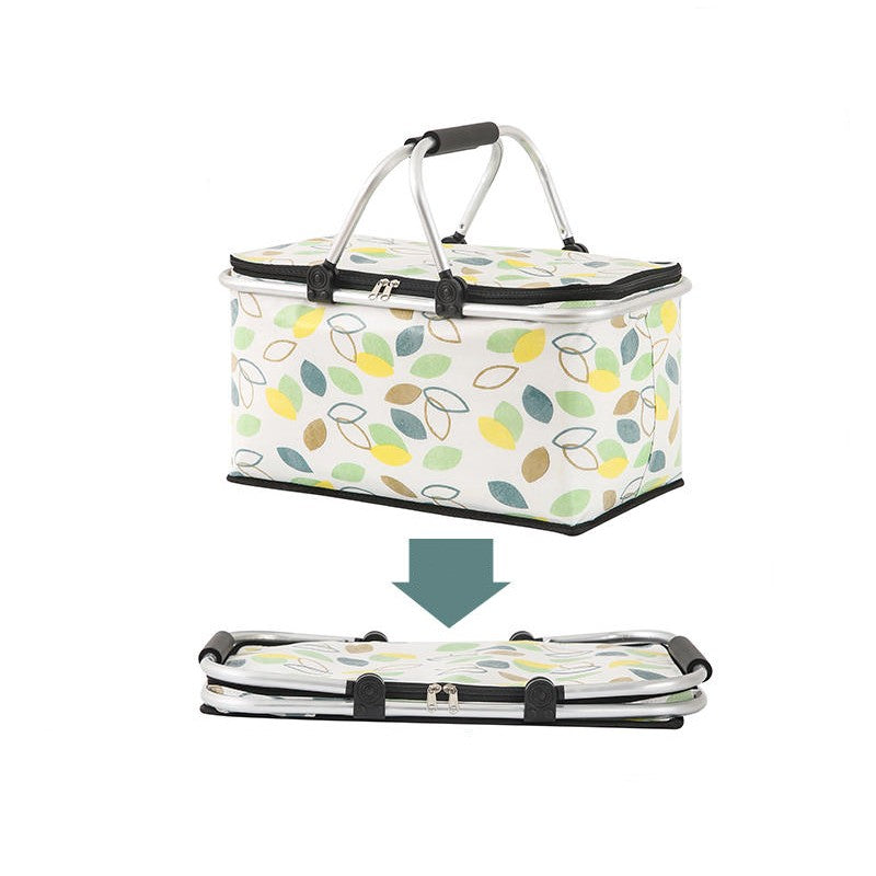 Foldable Outdoor Portable Picnic Basket