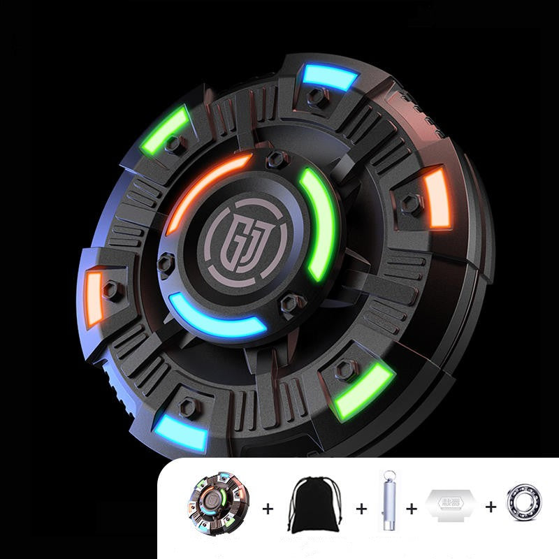 Illuminated Pop Coin Fingertip Spinner