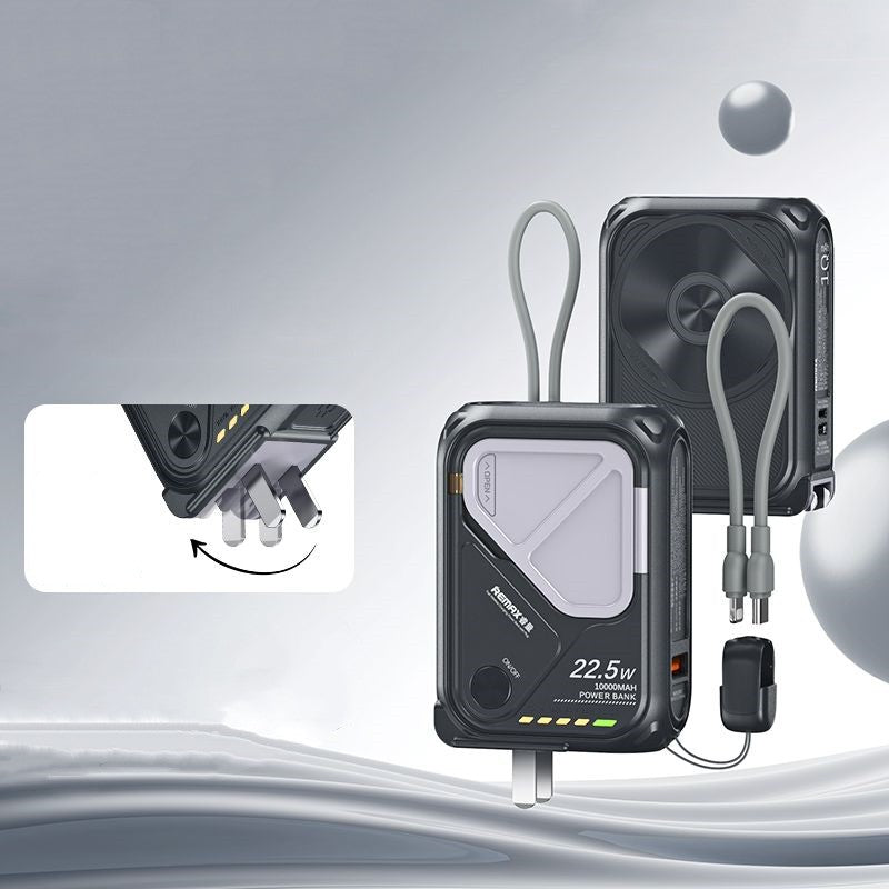 22.5W Built-In Cable 10,000mAh Multi-Functional Power Bank (US Standard)