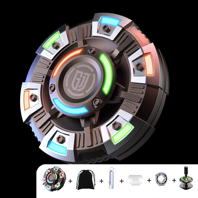 Illuminated Pop Coin Fingertip Spinner
