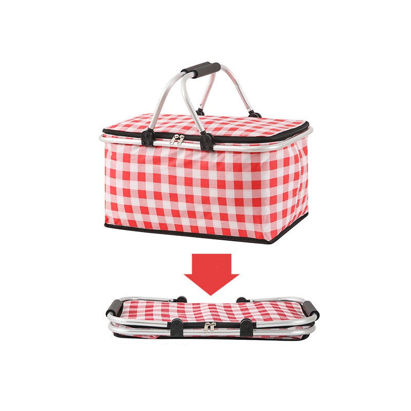 Foldable Outdoor Portable Picnic Basket