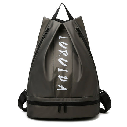 Large Capacity Sport And Fitness Backpack With Wet And Dry Separation