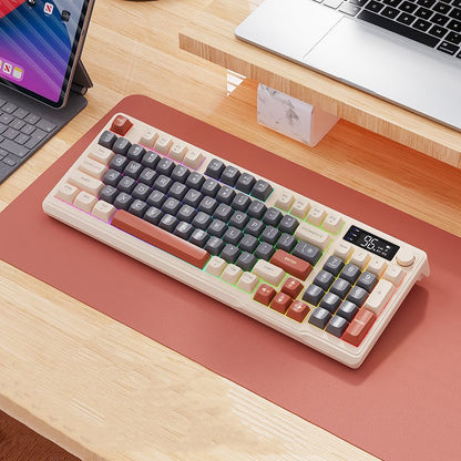 Rechargeable Silent Dual Mode Bluetooth Wireless Keyboard