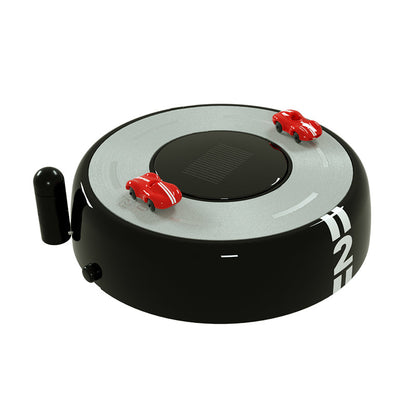 Solar-Powered Rotating Mini Car Aromatherapy Ornament